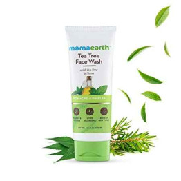 Mamaearth Tea Tree Natural Face Wash for Acne , Pimples Wash 100 ml